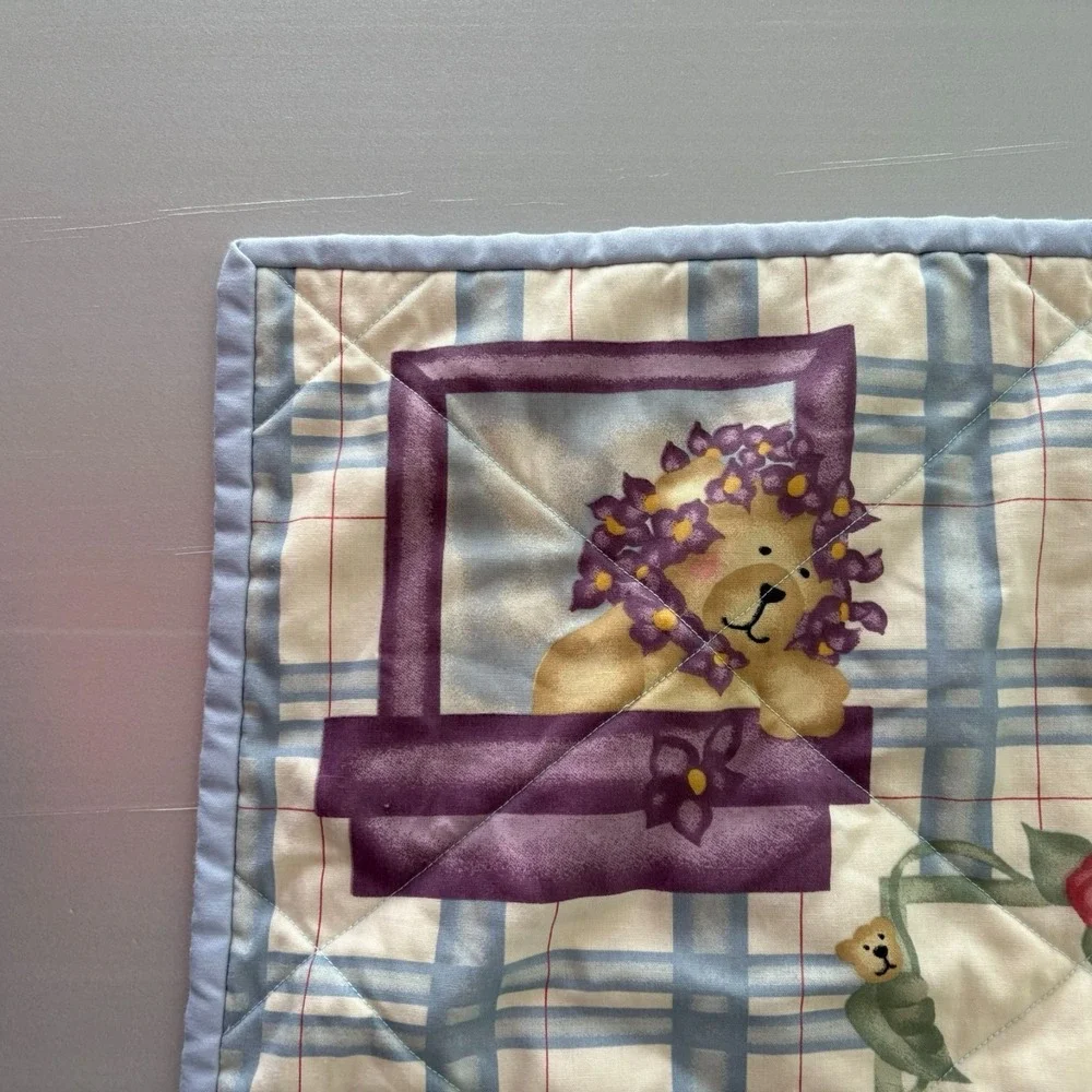 Gorgeous Handmade Cotton QUILT 43x34